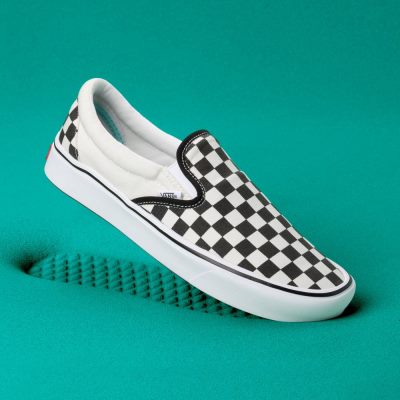 Vans Comfycush Slip-On - Erkek Slip-On Ayakkabı (Siyah)